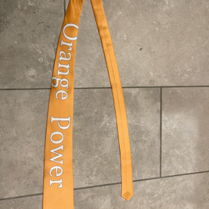 Orange Power Tie